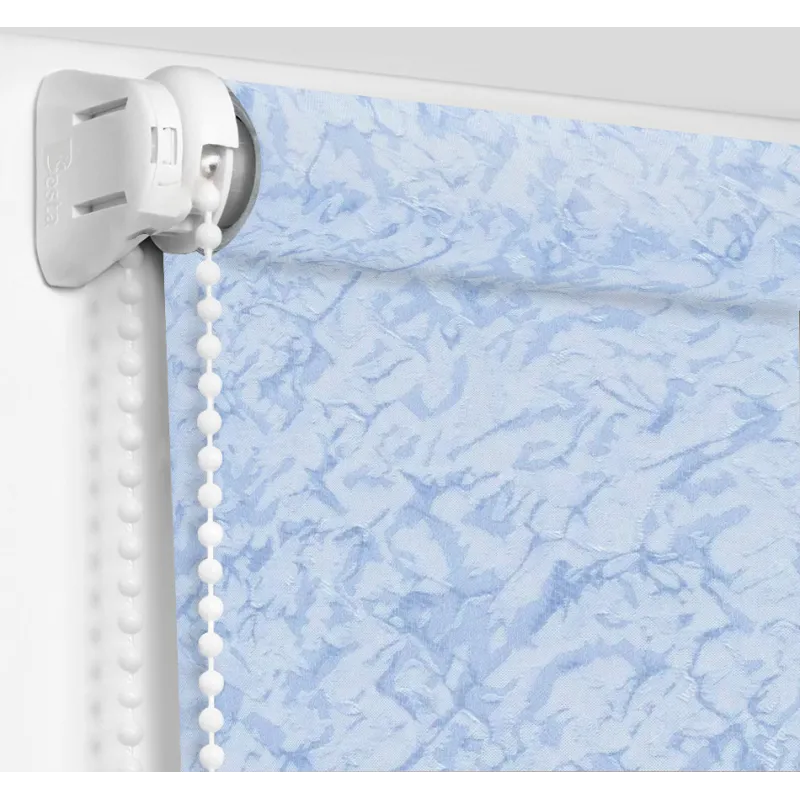 Рулонные шторы Шёлк Морозно-голубой