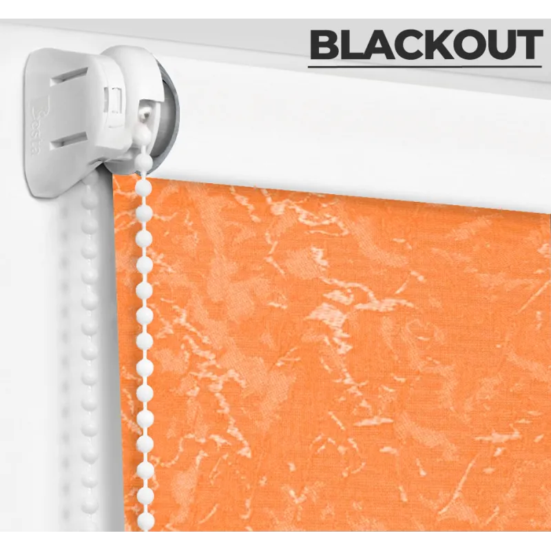 Рулонные шторы Шёлк Терракот BO (100% затемнение)